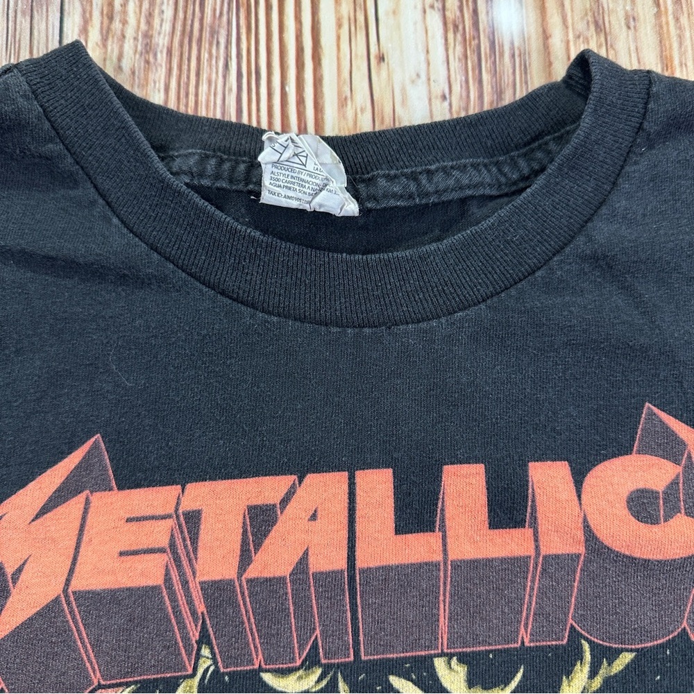 Y2K Metallica Four Horsemen Band Pushead Concert Tshirt Size Small - Picture 6 of 11